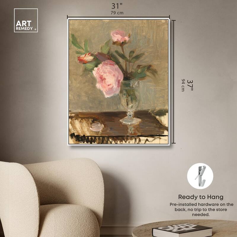 Moristot Peony Canvas by Art Remedy