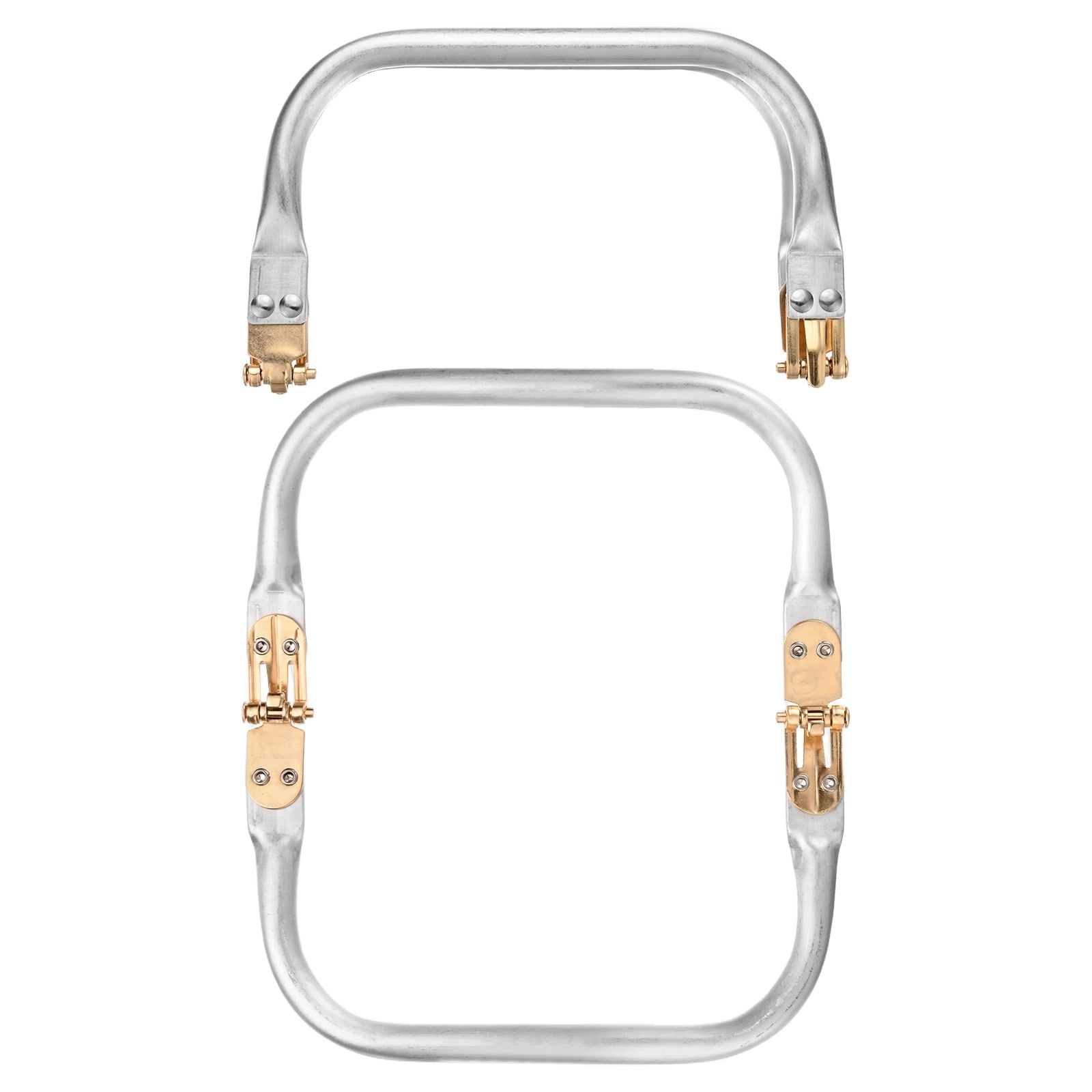 Metal Purse Frame Rectangle Frame Kiss Lock Clasp for DIY Purse