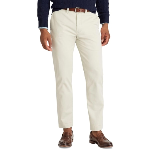 polo stretch straight fit chino pants