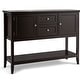 preview thumbnail 37 of 45, Costway Sideboard Buffet Table Wooden Console Table w/ Drawers &