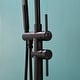 preview thumbnail 10 of 54, Freestanding Double Handle Clawfoot Tub Faucet - 8" x 47"