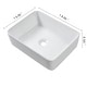 preview thumbnail 3 of 11, Rectangle Above Counter Porcelain Ceramic Bathroom Vessel Vanity Sink