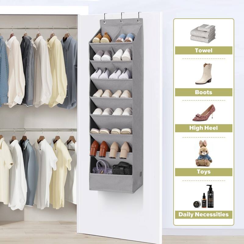 Over the Door Shoe Organizer with 10 Pockets
