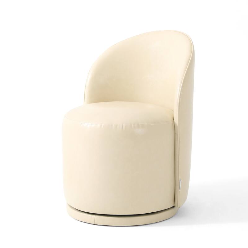 23" W Upholstered Swivel Side Chair for Dining Room, Balcony, Parlour
