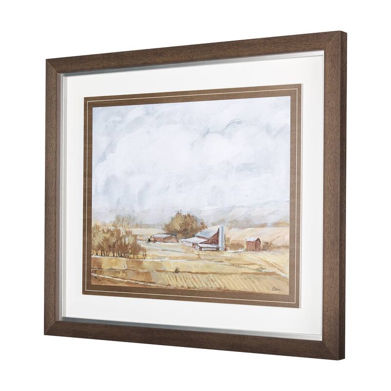Farmland View II Framed Art Print