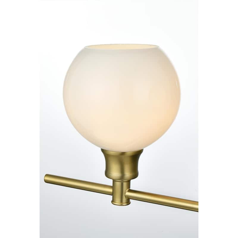 Camille 5-Light Frosted Glass Wall Sconce
