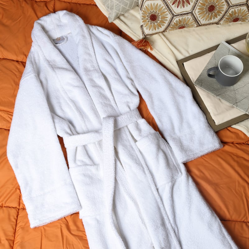 Superior Women's Turkish Cotton Ultra-Soft Absorbent Long Bathrobe