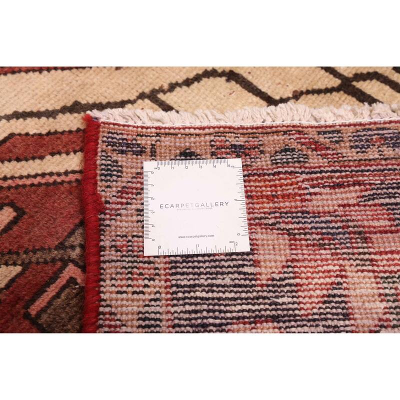 ECARPETGALLERY Hand-knotted Kayseri Vintage Dark Red Wool Rug - 5'0 x 8'5