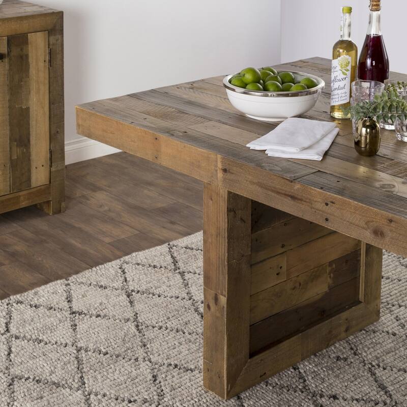 Carbon Loft Bluford Reclaimed Wood 82-inch Dining Table - 30Hx82Wx39D