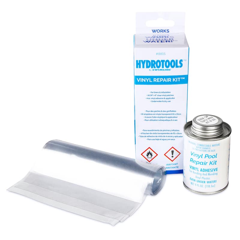 5pc HydroTools Repair Patch Kit for Swimming Pools and Inflatables - 23"
