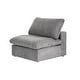 preview thumbnail 7 of 18, Modern Linen Sectional Sofa Commix Down Filled Overstuffed Upholstered Couches for Living Room
