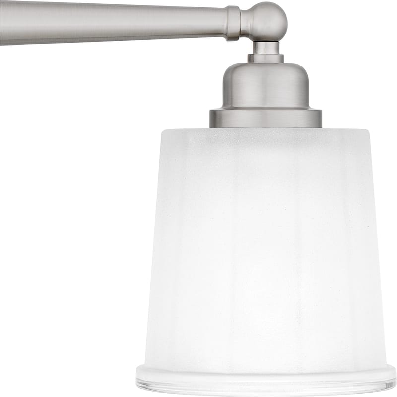 Cecilia 3-Light Brushed Nickel Bath Light
