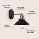 preview thumbnail 128 of 176, JONATHAN Y Florence Metal Shade Sconce