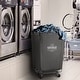 preview thumbnail 4 of 14, Seville Classics Commercial Heavy-Duty Canvas Laundry Removable Basket Hamper with Wheels, 18.25" D x 18.25" W x 27.5" H