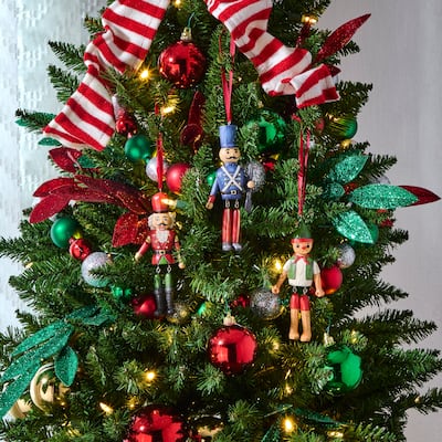 6" Resin Toy Nutcracker Ornament Set of 3