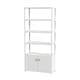preview thumbnail 9 of 11, Lark 4-Tier Etagere Bookcase Cabinet