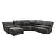 preview thumbnail 4 of 12, Abbyson Cooper Manual Reclining Sectional with Chaise