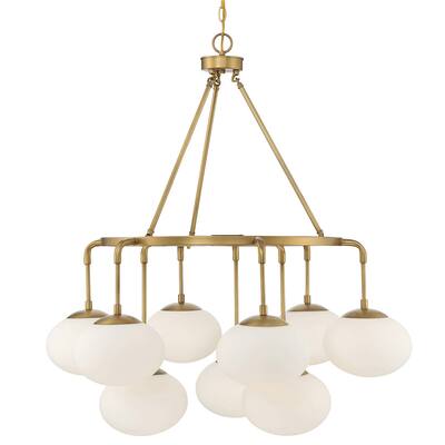 Meridian M10098 9 Light 34" Wide Chandelier