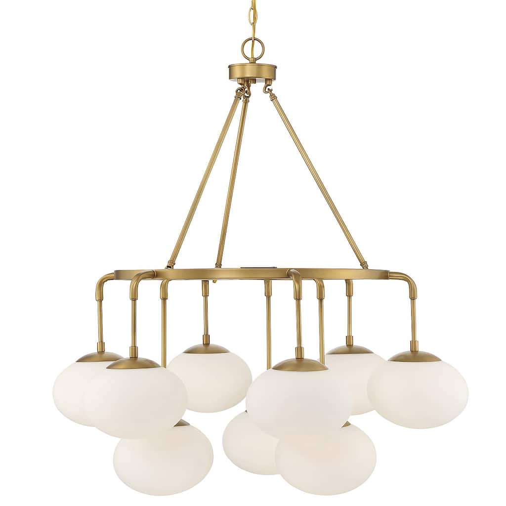 Meridian M10098 9 Light 34" Wide Chandelier