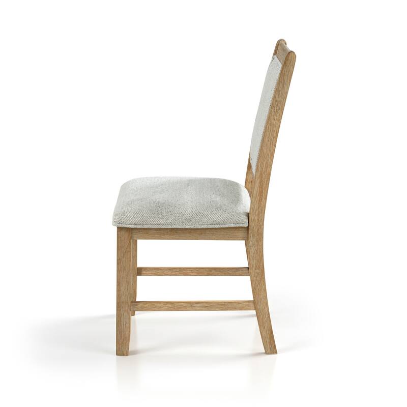 Furniture of America Virex Rustic 7-Piece Solid Wood Extendable Dining Table Set