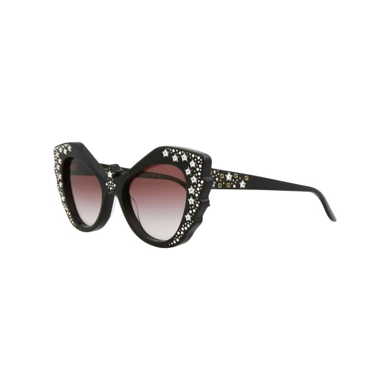 Gucci Cat Eye-Frame Acetate Sunglasses