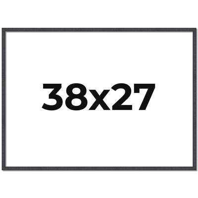 38x27 Frame Brown Picture Frame - Complete Modern Photo Frame Includes