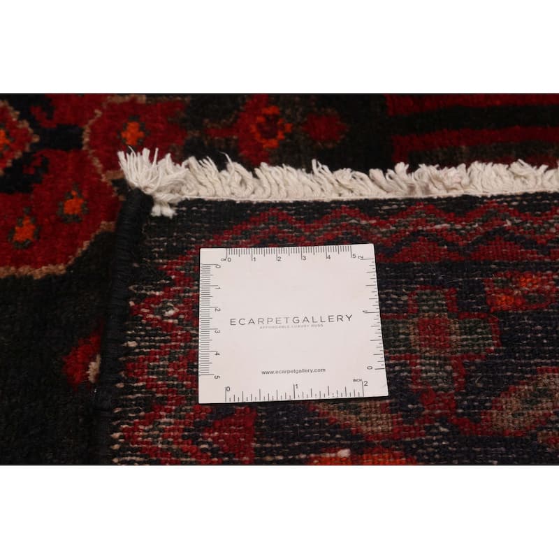 ECARPETGALLERY Hand-knotted Anadol Black Wool Rug - 4'0 x 10'5
