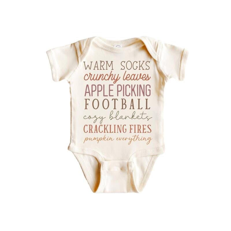 Fall October November - Baby Boy Girl Clothes Infant Bodysuit Funny Cute Newborn - Blue - 0-3M