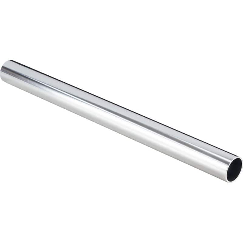 Hardware Resources 1-5/16" Diameter x 8' Long Round Steel Closet Rod - - Chrome