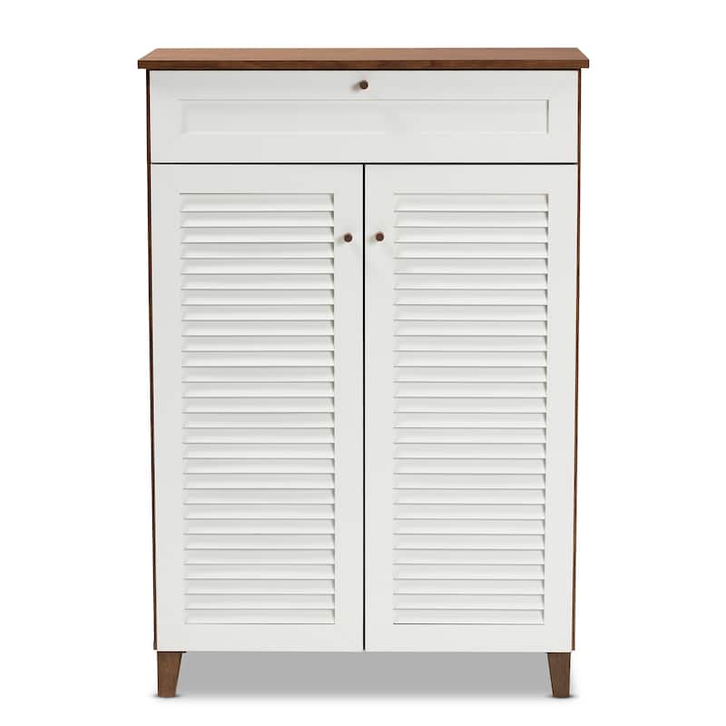 Carson Carrington Kaettilstorp Modern and Contemporary 5-shelf Shoe Cabinet