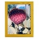 preview thumbnail 123 of 138, Pink Yellow Cactus III -Framed Print w/glass-Cherry Red 9x11 - Yellow