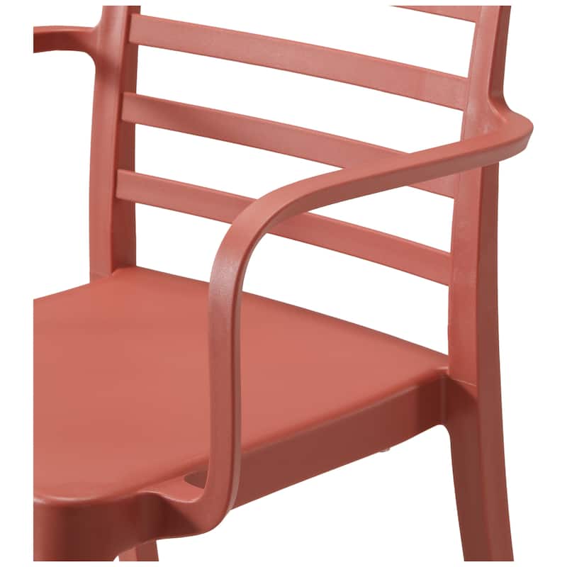 Frond and Form 29.5 Inch Outdoor Bar Stool (Set of 2)