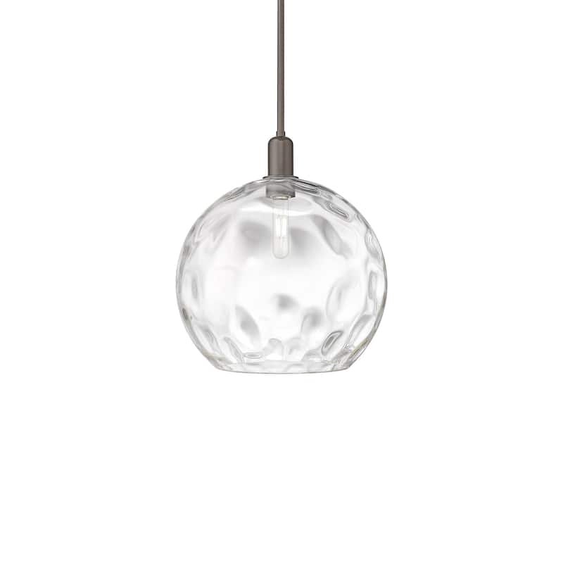 Innovations Lighting 716-1S-16-13 Athens Water Glass Pendant Athens - Oil Rubbed Bronze / Clear Water Glass