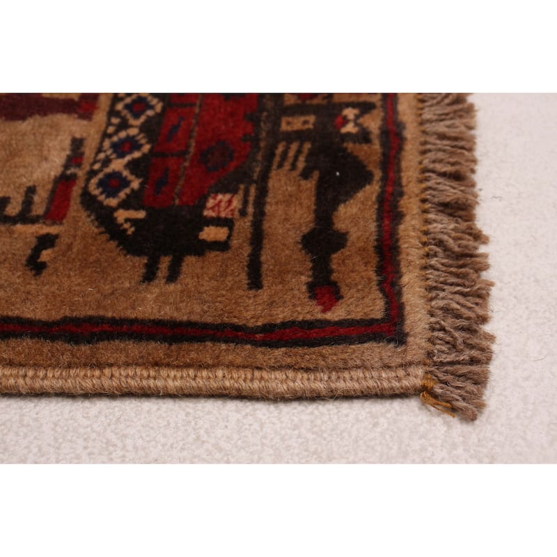 ECARPETGALLERY Hand-knotted Teimani Brown Wool Rug - 6'3 x 8'10