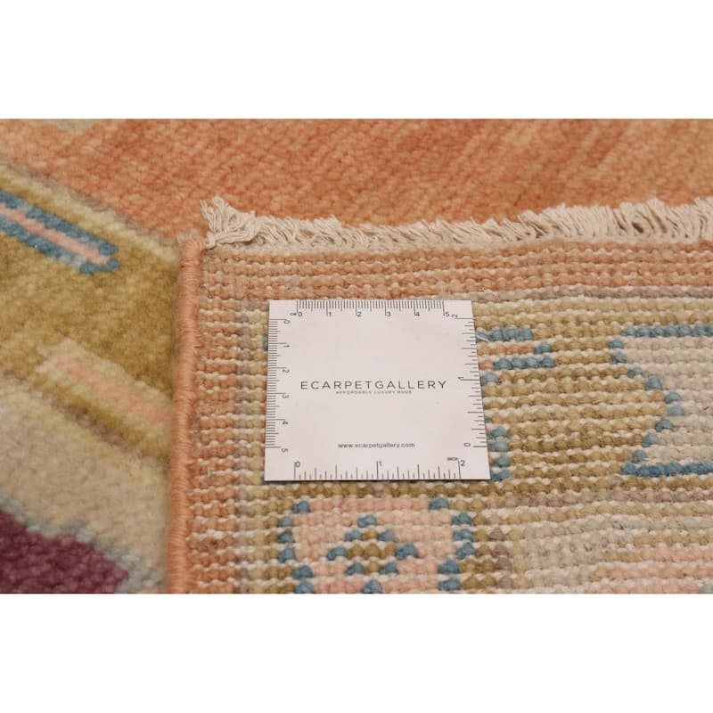 ECARPETGALLERY Hand-knotted Modern Oushak Copper Wool Rug - 7'10 x 9'10