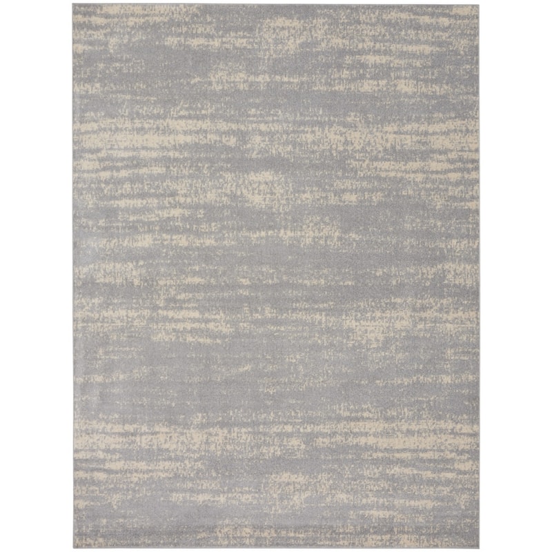 HomeRoots Abstract Contemporary Rectangle Outdoor Rug - 9' X 12'