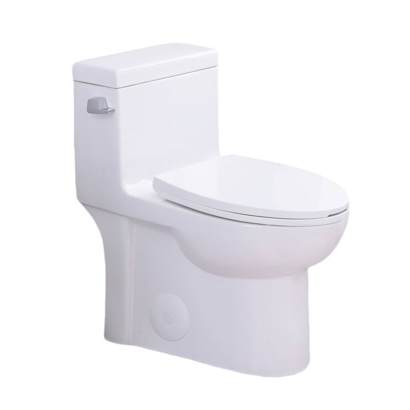 1.28GPF One-Piece Toilet, Elongated ADA, Side Flush, 1000g MAP, White