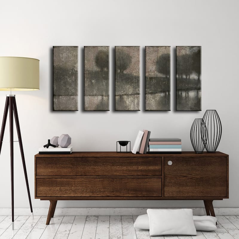 'Granite Banks' 5 Piece Wrapped Canvas Wall Art Set by Norman Wyatt Jr.