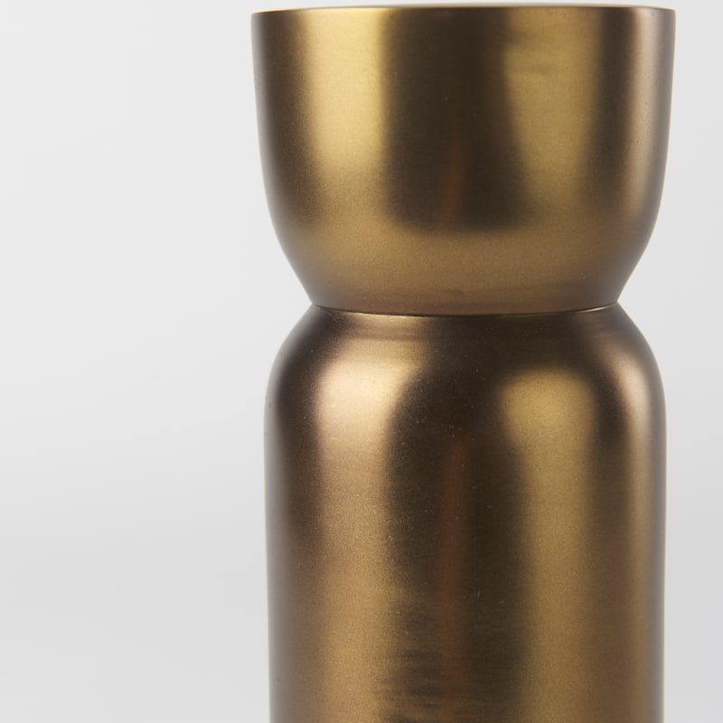 Malta Aluminum Candle Holder Large
