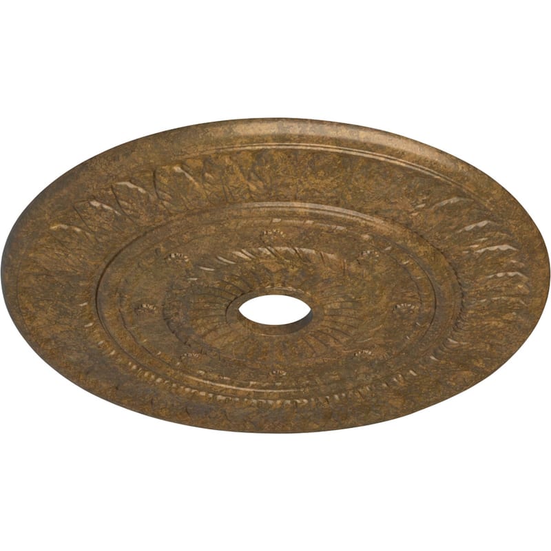 26 3/4"OD x 3 5/8"ID x 1 1/8"P Leaf Ceiling Medallion