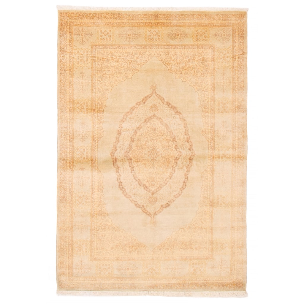 ECARPETGALLERY Hand-knotted Pako Persian 18 Of 20 Grey Wool Rug - 4'0 x 6'0