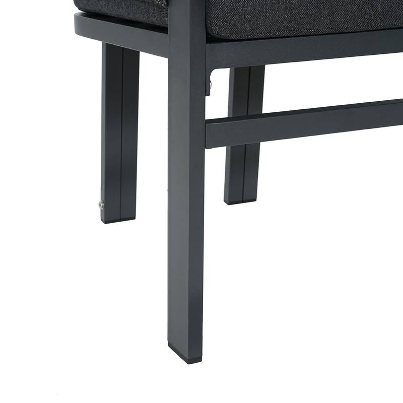 Christopher Knight Home - Outdoor Aluminum Dining Chair Set with Weather-Resistant Cushions