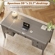 preview thumbnail 156 of 156, Farmhouse Executive L Shaped Desk Home Office Desk with Drawers and Storage Cabinet & Power Outlet
