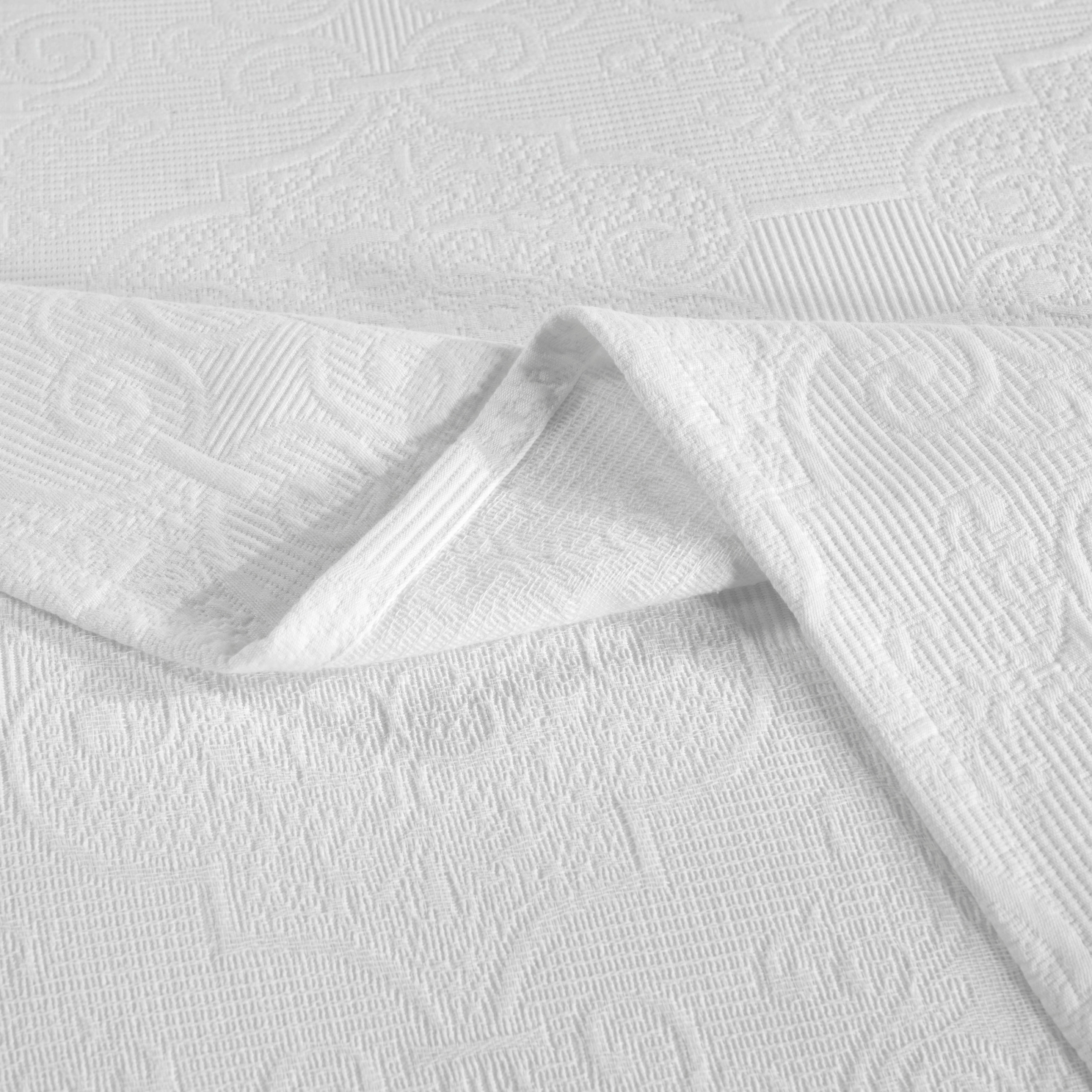 Superior Florin Jacquard Scrolling Medallion Cotton Bedspread Set - Picture 119 of 120