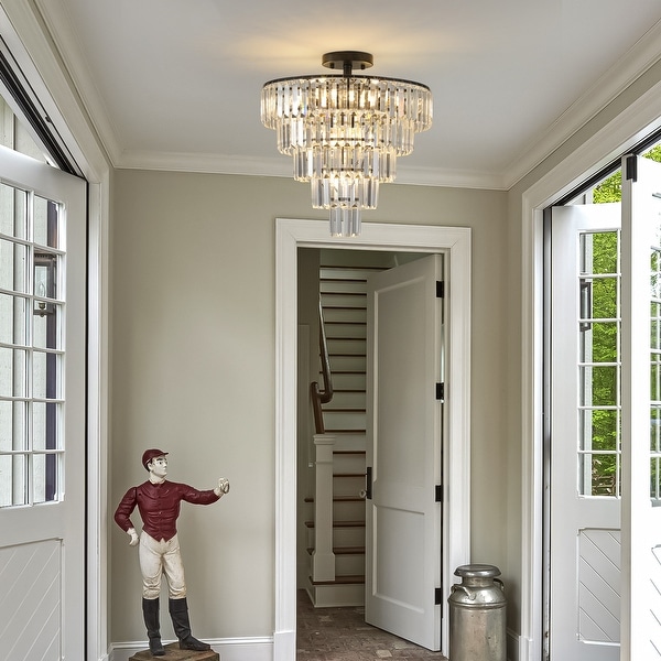 5 tier crystal chandelier cheap