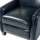 preview thumbnail 32 of 96, Gladis Modern Retro Genuine Leather Recliner with Nailhead Trim Set of 2 by HULALA HOME