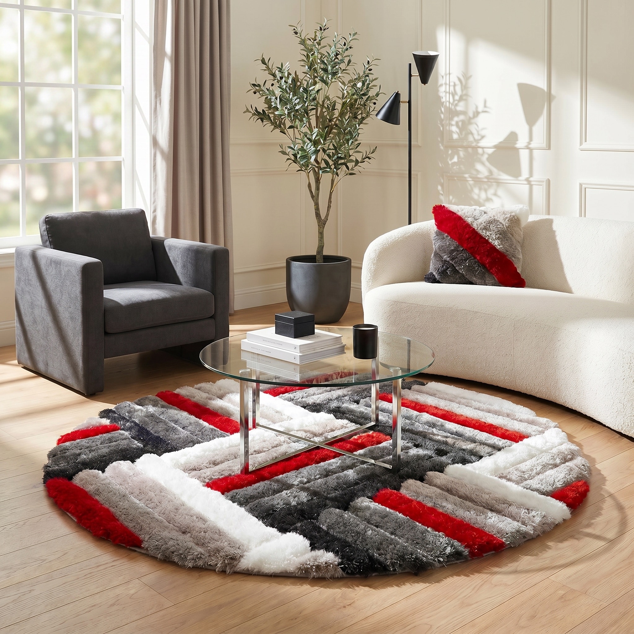 MDA Rugs Mateos Shag Collection Area Rug - On Sale - Overstock
