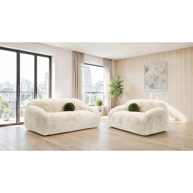 Sand Finish Royal 1pc Sofa Luxurious