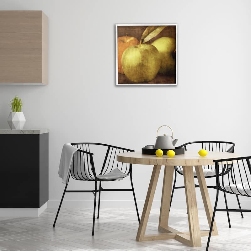 Stupell Vintage Apples Close Up Framed Giclee Art Design By Caroline Kelly