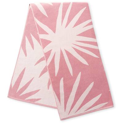 Laguna Beach Textile Co. Tropical Cabana Beach Towel Oversized, Plush 630 GSM Cotton Agave Pink